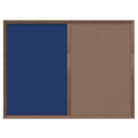 United Visual Products Enclosed Corkboard, 1 Door, 72"x36", 4" Fra, UV3425-BLACK-KEYLIME UV3425-BLACK-KEYLIME
